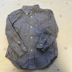 Ralph Lauren 長袖シャツ 3T 100ストライプ
