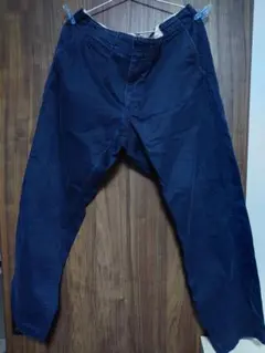 【廃盤】ユニクロ　ヴィンテージレギュラーフィットチノ③　ネイビー　W91/L76