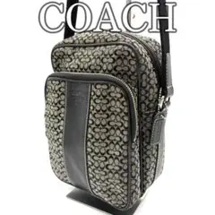 COACH コーチ ミニシグネチャー ショルダーバッグ キャンバス Y2K