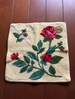 フェイラー バラ刺繍 タオルハンカチ