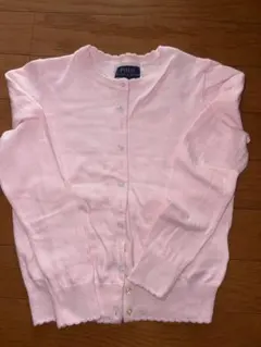 POLO RALPH LAUREN 刺繍　カーディガン ピンク S/P(7)