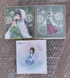 薬屋のひとりごと　色紙　雨宿り　百物語　猫猫