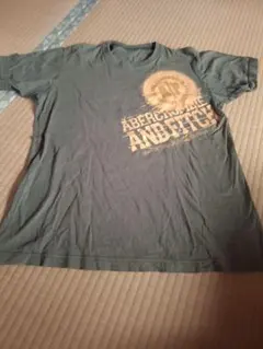 夜*羅様 ABERCROMBIE AND FITCH TモスグリーンTシャツ