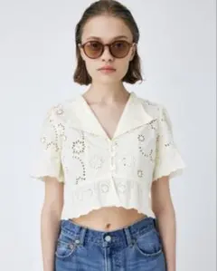 moussy マウジー COTTON LACE ブラウスのサムネイル