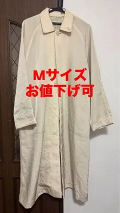 enof warm long coat ホワイト/M - メルカリ