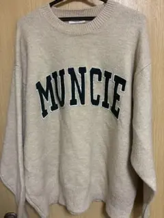 FREAK'S STORE MUNCIEロゴ ニット