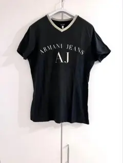 ARMANI JEANS Tシャツ レディース　イタリア製 ブラック Lのサムネイル