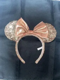 ミッキー耳カチューシャ ローズゴールド