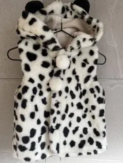 PROPIO 水玉模様 フード付きベスト 90