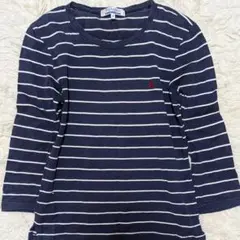 バーバリーブルーレーベル　ストライプ　長袖シャツ　ホースロゴ　М