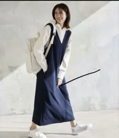 ジャンパースカートネイビー