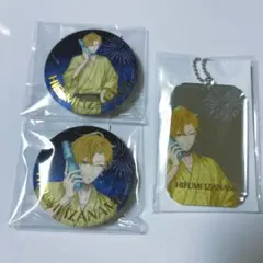 ヒプマイ オンラインくじ 一二三 缶バッジ ミラーキーホルダー