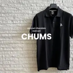 新品タグ付き　CHUMS チャムス　ブービーポロシャツ　半袖　メンズ　M 黒のサムネイル