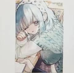 君のことが大大大大大好きな100人の彼女 25 特典 イラストカード ②