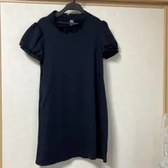 キャサリンコテージ　ネイビー 半袖 ワンピース