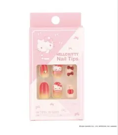 【新品】HELLO KITTY Nail Tips ネイルチップ 24枚のサムネイル