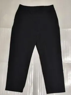 男L黒 ユニクロ ウルトラストレッチアクティブテーパードパンツ 美品