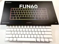 MonsGeek FUN60 ゲーミングキーボード ホワイト