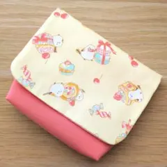 マチ付き移動ポケット　女の子　シマエナガ③