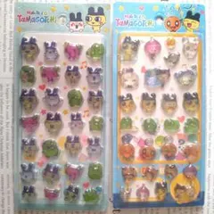 たまごっち 3D ぷっくりシール2枚セット 立体 うるちゅる ドロップシール