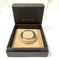 BVLGARI ダブルフェイスキーリング キーホルダー シルバー 925 ロゴ