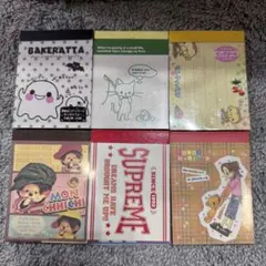 平成レトロ ミニメモ帳 6冊セット 当時物