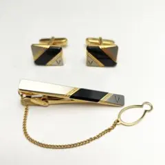 A【極美品】Valentino Rudy タイピン カフス ヴァレンティノルディのサムネイル