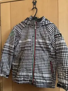 FILA チェック柄 フード付きジャケット 150センチ