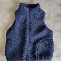 moujonjonムージョンジョン　ボアベスト 130 ネイビー