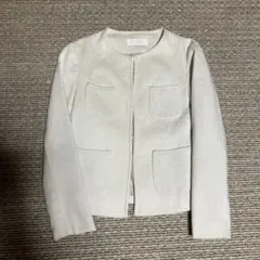 Ballsey ノーカラージャケット アイボリー サイズ38