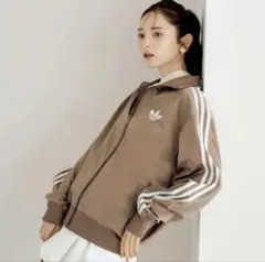 新品3XL adidas スナイデル トラックジャケット モカブラウン×ホワイト