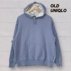 オールドユニクロ OLD UNIQLO ブルー　パーカー　スウェット　y2k