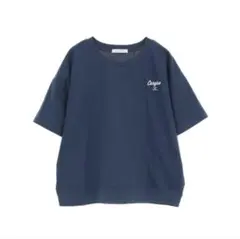 Green Parks さがら刺繍Ｔシャツ　ネイビーのサムネイル