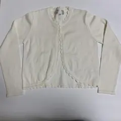 プティフルール カーディガン ボレロ レース130 白 アイボリー