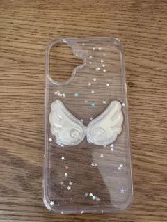 天使の翼デザイン iPhone16ケース