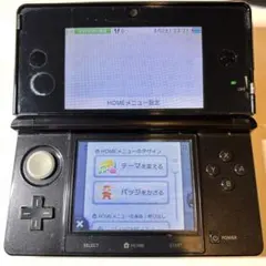 【動作確認済み】Nintend3DS ブラック 本体　SDカード
