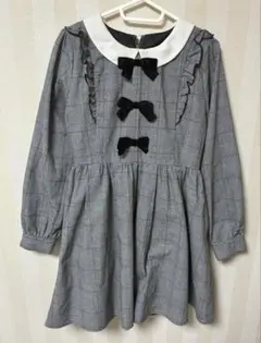 HoneyCinnamon チェックワンピース