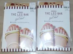 ATSUGI ザ レッグ バー ジェルネイルストッキング　M-L 2足セット