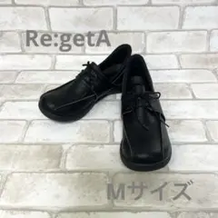 Re:getA 靴 ハンズフリー　SuttOnレースアップシューズ