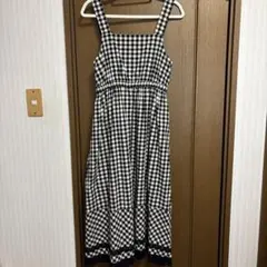 【お値下げ】　Samansa Mos2 【オズの魔法使】ギンガムワンピース