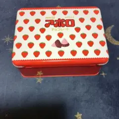 アポロ 缶ペンケース お菓子なサクサク缶ペンケース 明治アポロ (株