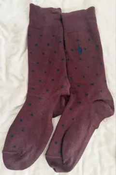 ポロ・ラルフ・ローレン ドット柄ソックス　靴下　27