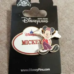香港ディズニーランド ミッキーマウス ピンバッジ　名札