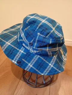 mont-bell チェック柄ハット 子供用