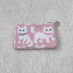【新品未使用】LOVEARY FEILER モフモフネコチャン　L字ポーチ