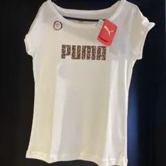 PUMA レオパードロゴ Tシャツ Lサイズ