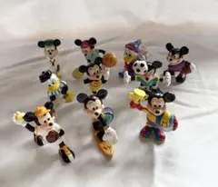 【希少ヴィンテージ】ミッキーDisneyスポーツフィギュア10＋キーホルダー2