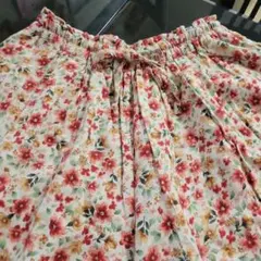 【SM2 】花柄ガウチョパンツ ・スカーチョ　ウエストゴム✴️美品✴️