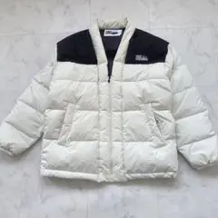 FIRST DOWN HANTEN DOWN JKT ホワイトブラック L