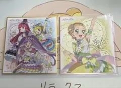 アイカツ × プリパラ 映画 色紙